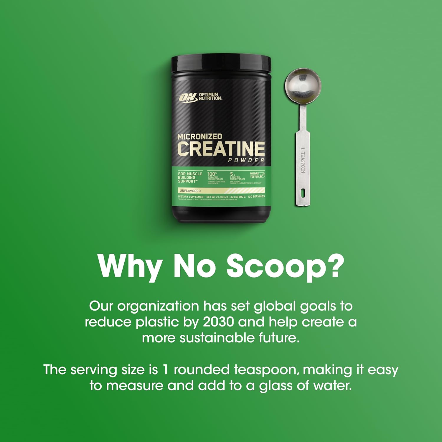 Micronized Creatine Monohydrate Powder, Unflavored, 120 Servings, 600 Grams (Packaging May Vary)